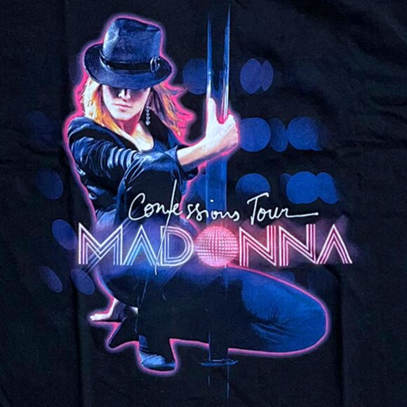 Madonna Toyo Straw Fedora "Confessions Tour" 2006 Vintage Concert Tee - Picture 3 of 6